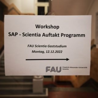 Zum Artikel "Erfahrungsaustausch – Einstieg in das FAU Scientia Gaststudium"